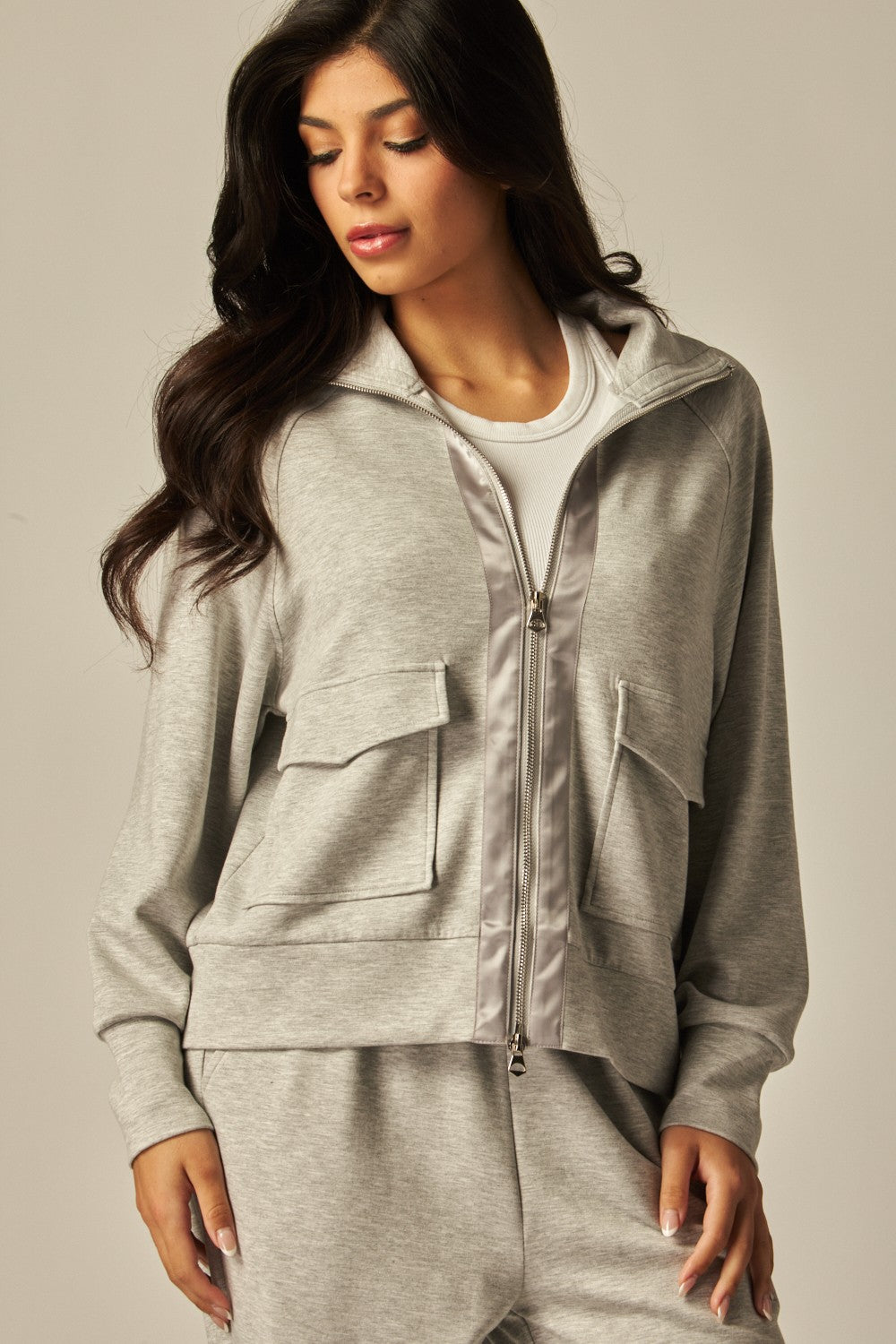 Double Soft Zip Top & Pant Set