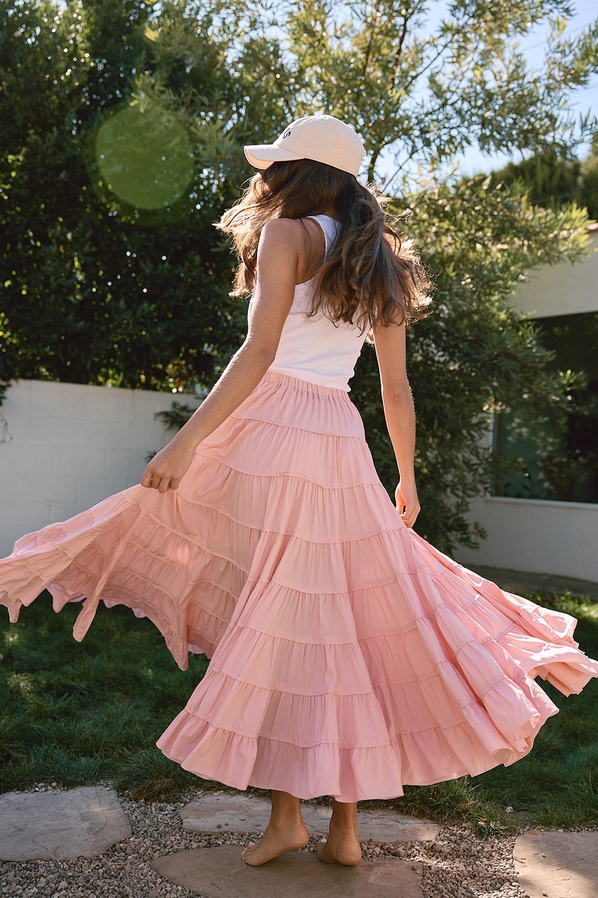 Romantasy Tiered Maxi Skirt