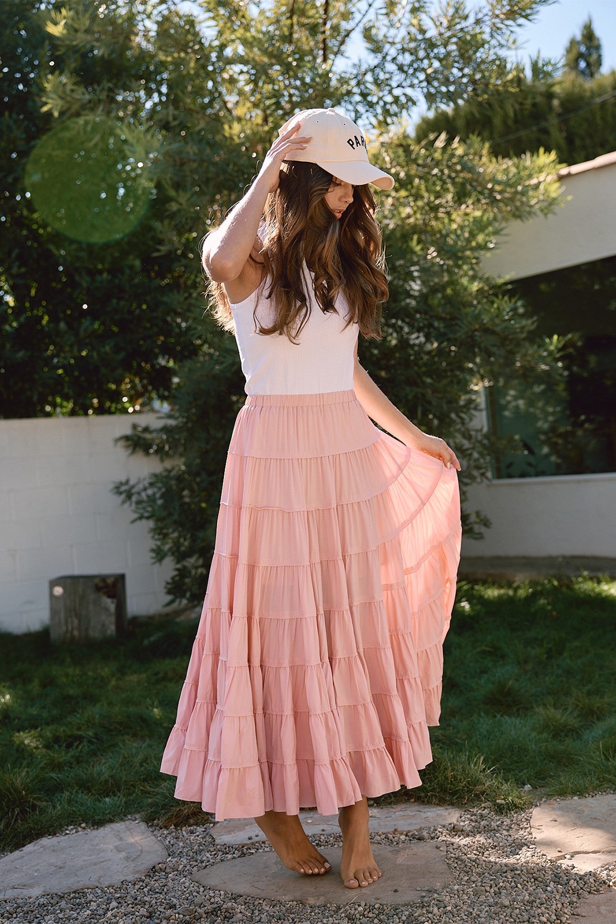 Romantasy Tiered Maxi Skirt