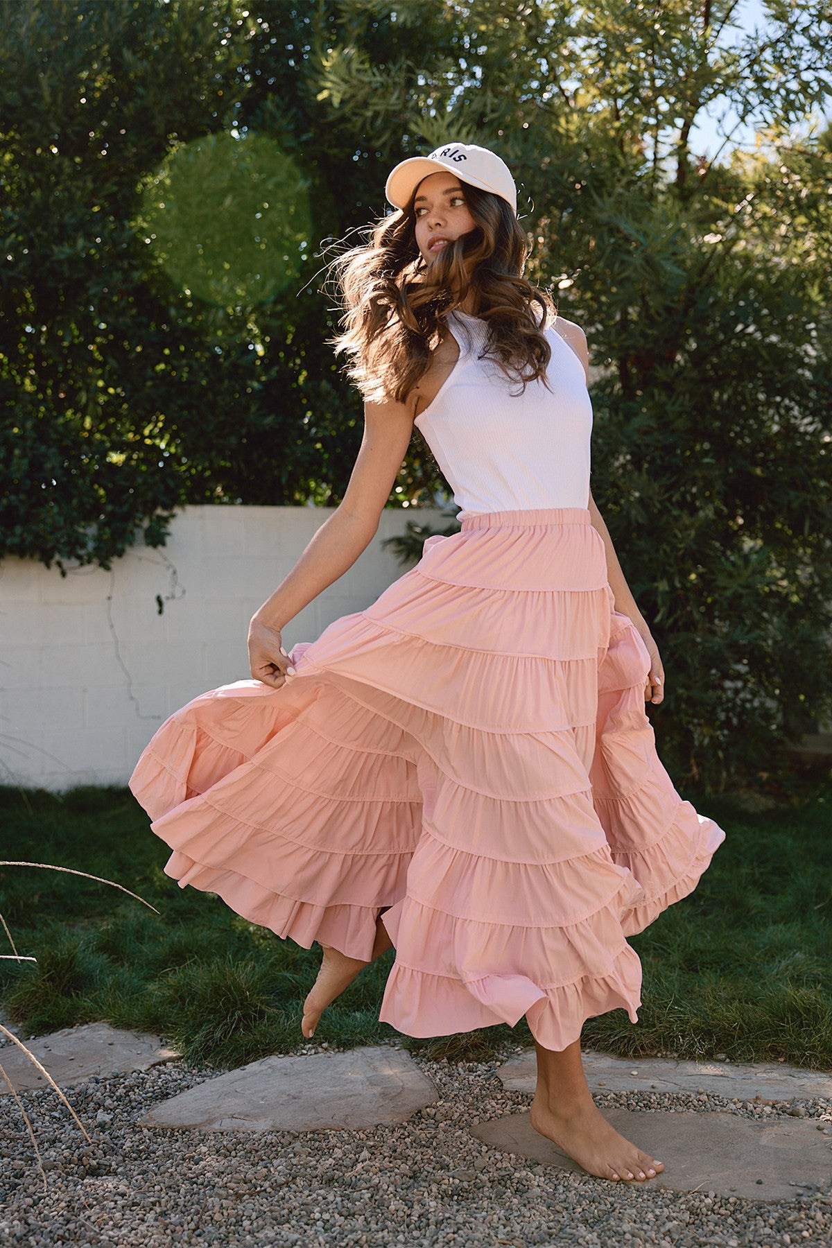 Romantasy Tiered Maxi Skirt