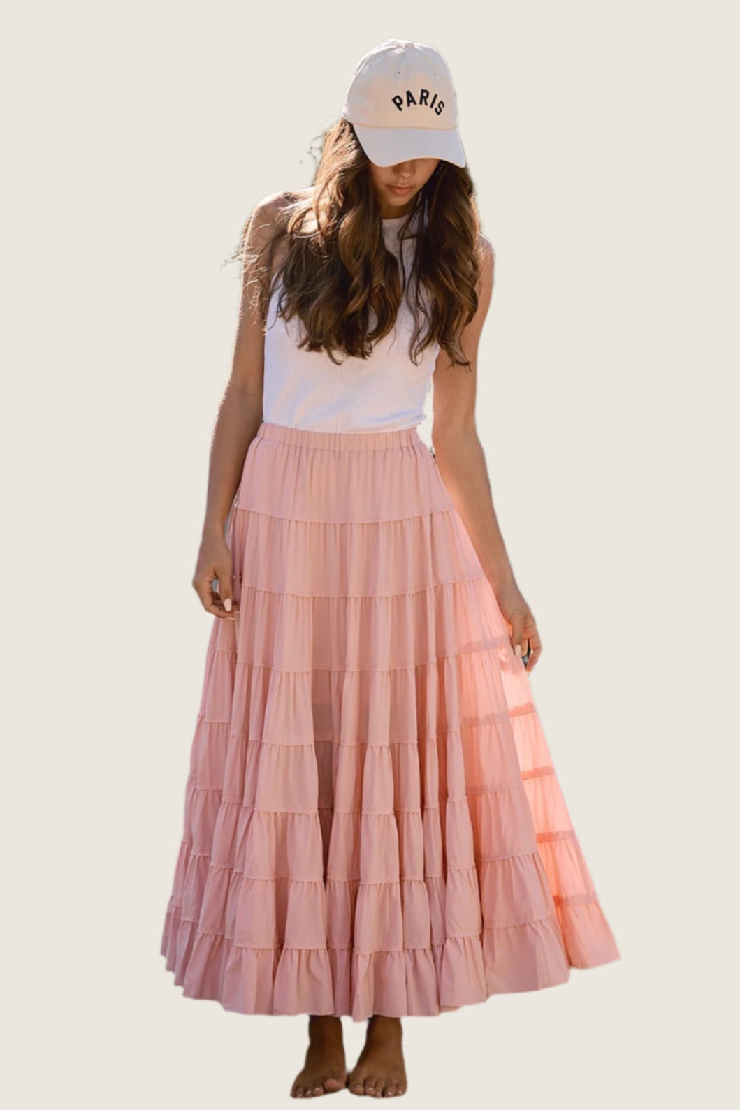 Romantasy Tiered Maxi Skirt