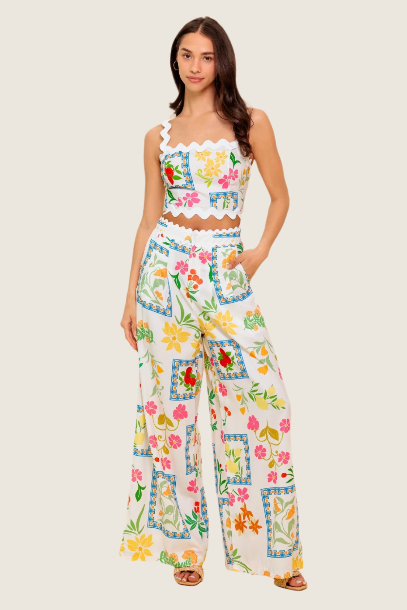 White Tropical Set