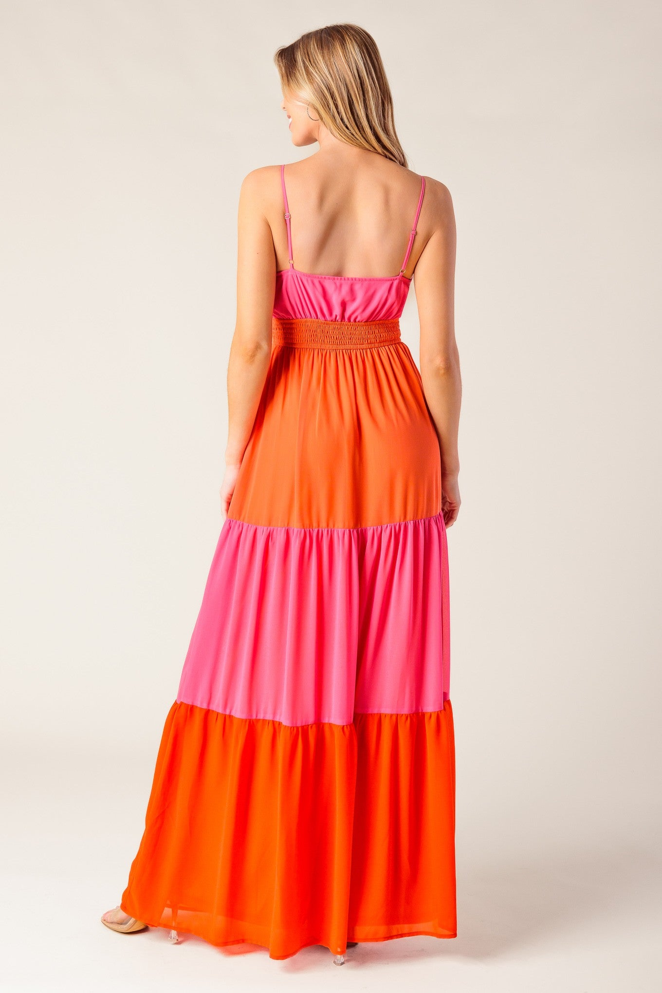 Bright Sunset Maxi Dress