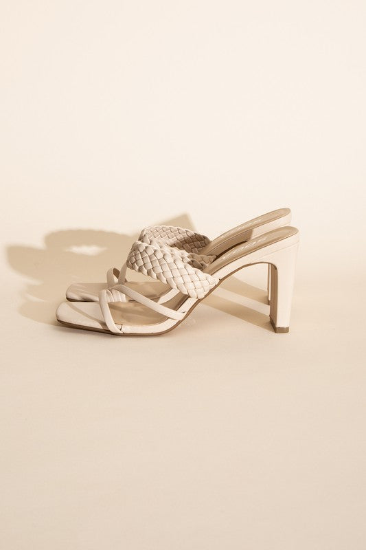 Carmen Braided Heels (Shipping Only)