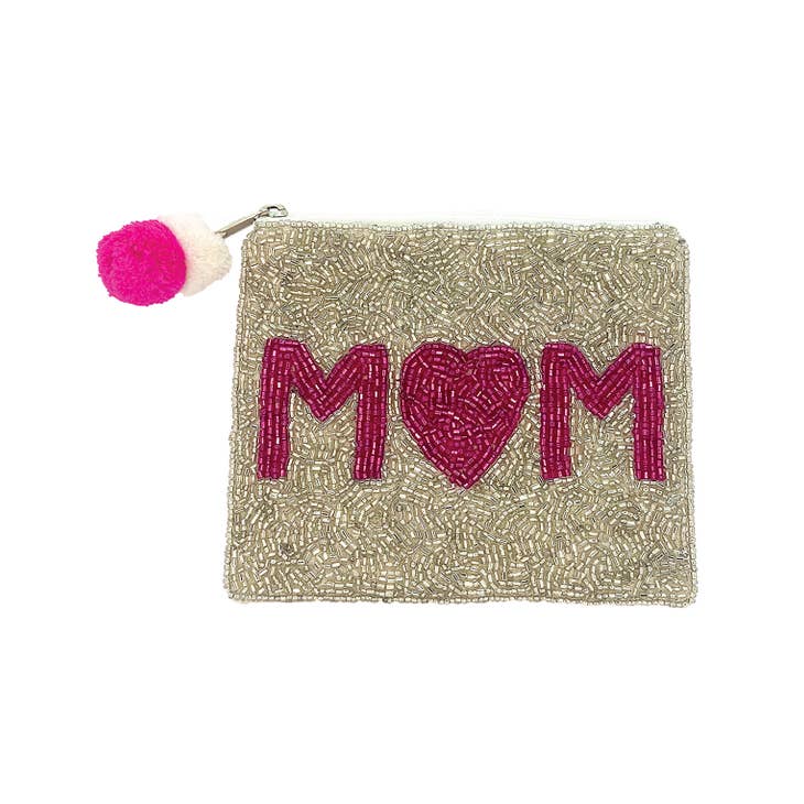 Beaded Coin Purse,ACCESSORIES,BEADED, COIN PURSE, ZIPPER- DEFIANT
