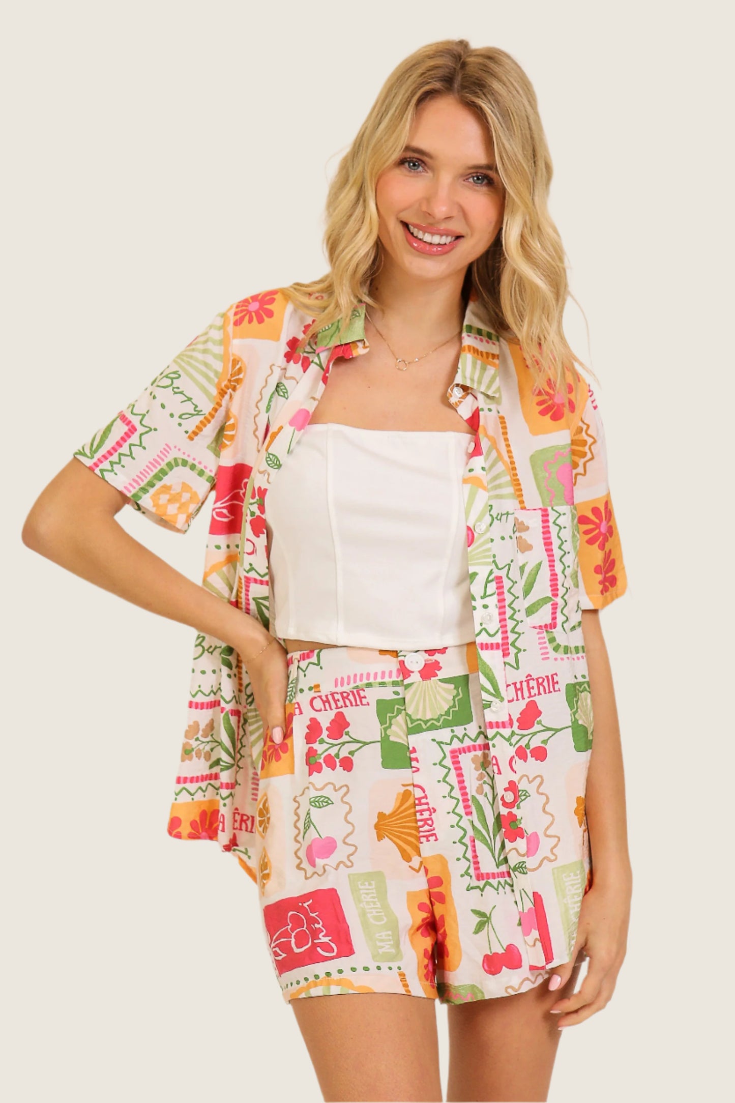 Ma Cheri Shirt & Short Set