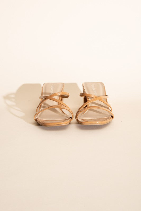 Crimps Mule Sandal Heels