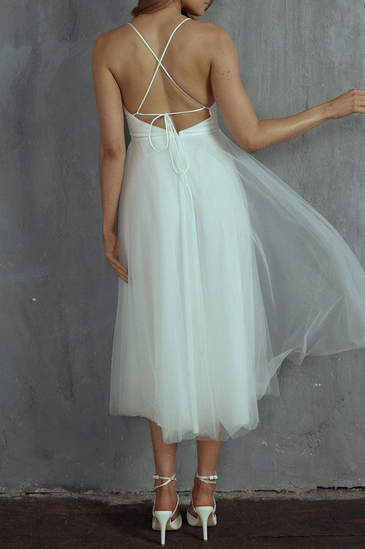 Tulle Ballerina Midi Dress (Shipping Only)