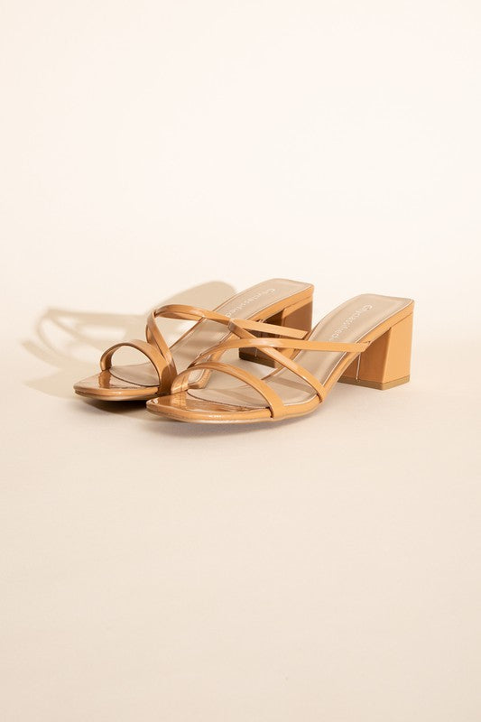 Crimps Mule Sandal Heels