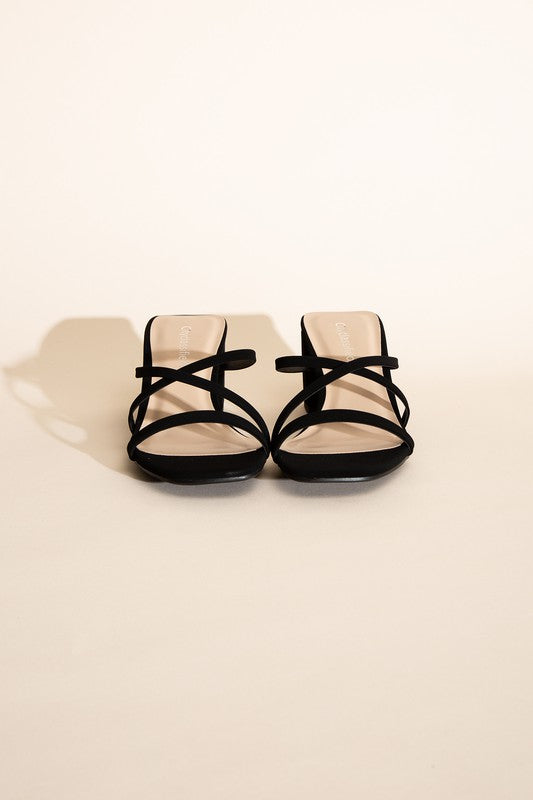 Crimps Mule Sandal Heels