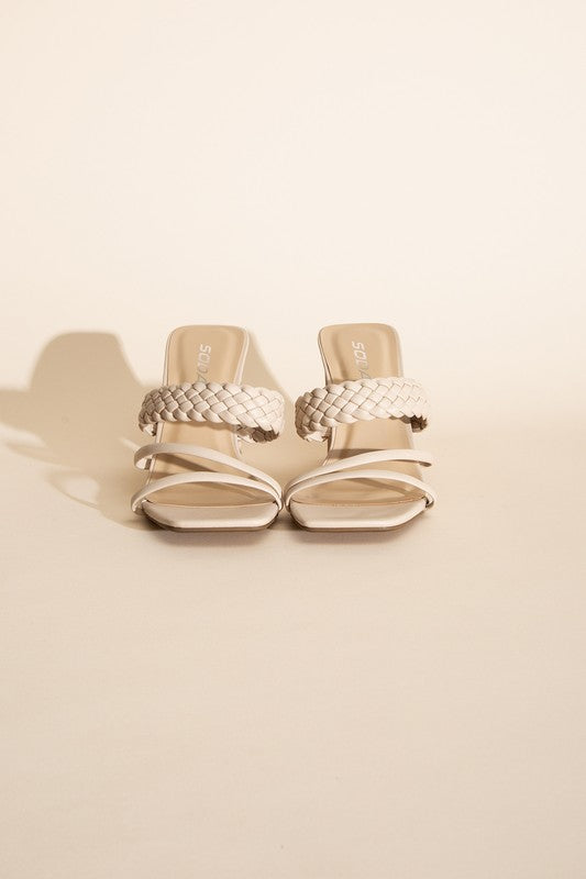 Carmen Braided Heels (Shipping Only)
