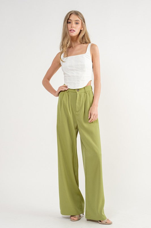 Helena Trouser Pants,Bottoms,PANTS, Slacks & Dress Pants, SOFT PANTS, Trousers- DEFIANT