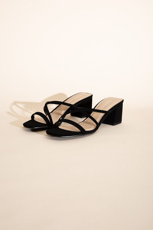 Crimps Mule Sandal Heels