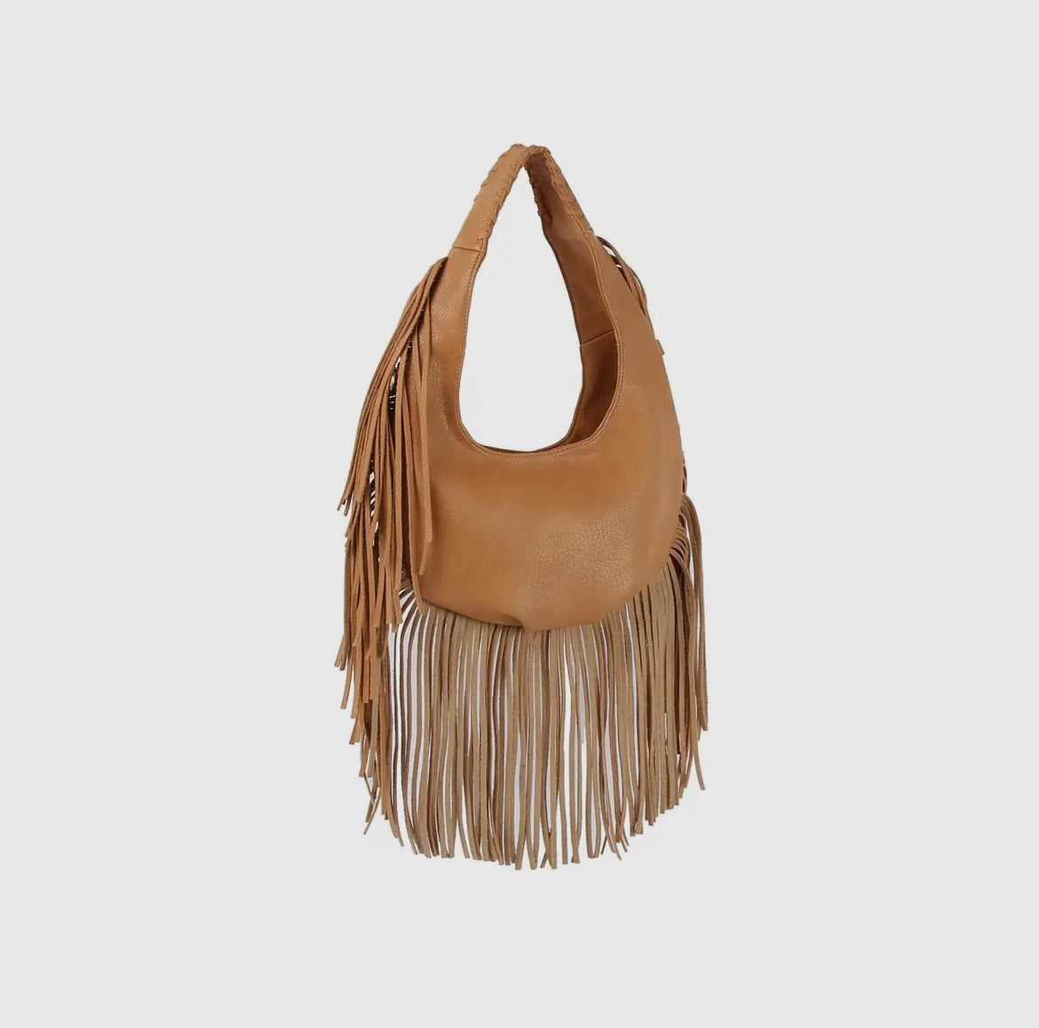 Fringe Vegan Leather Handbag