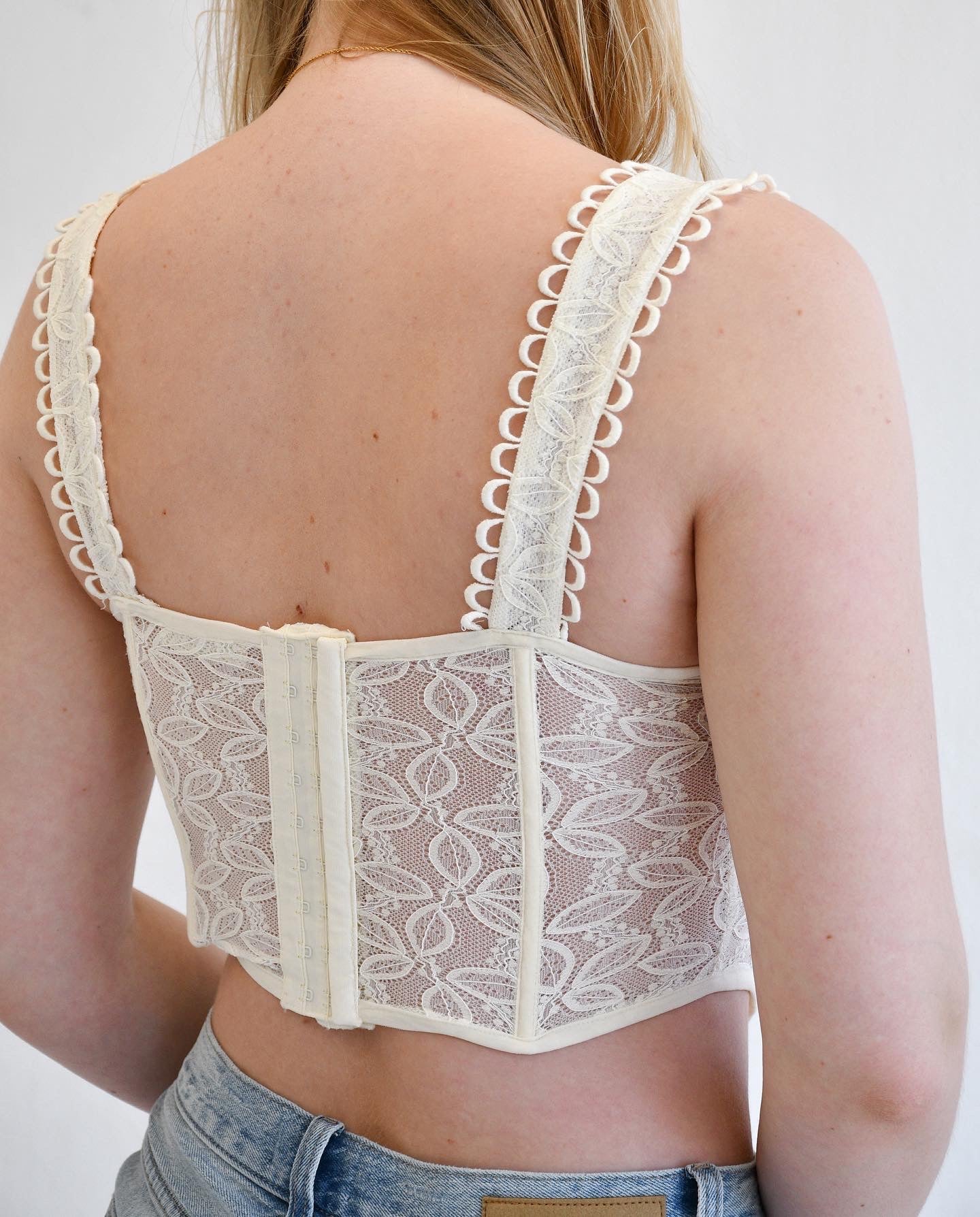 Ivory Lace Corset