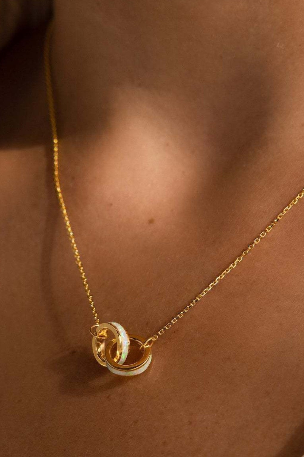 Opal Linked Necklace
