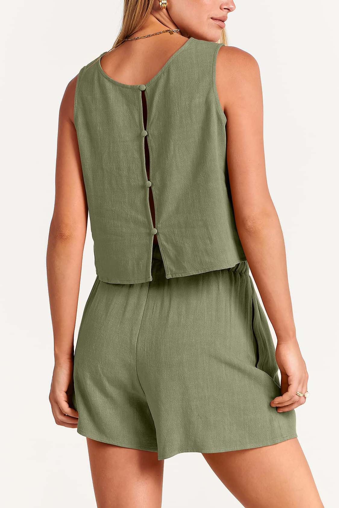 Paloma Linen Shorts Set