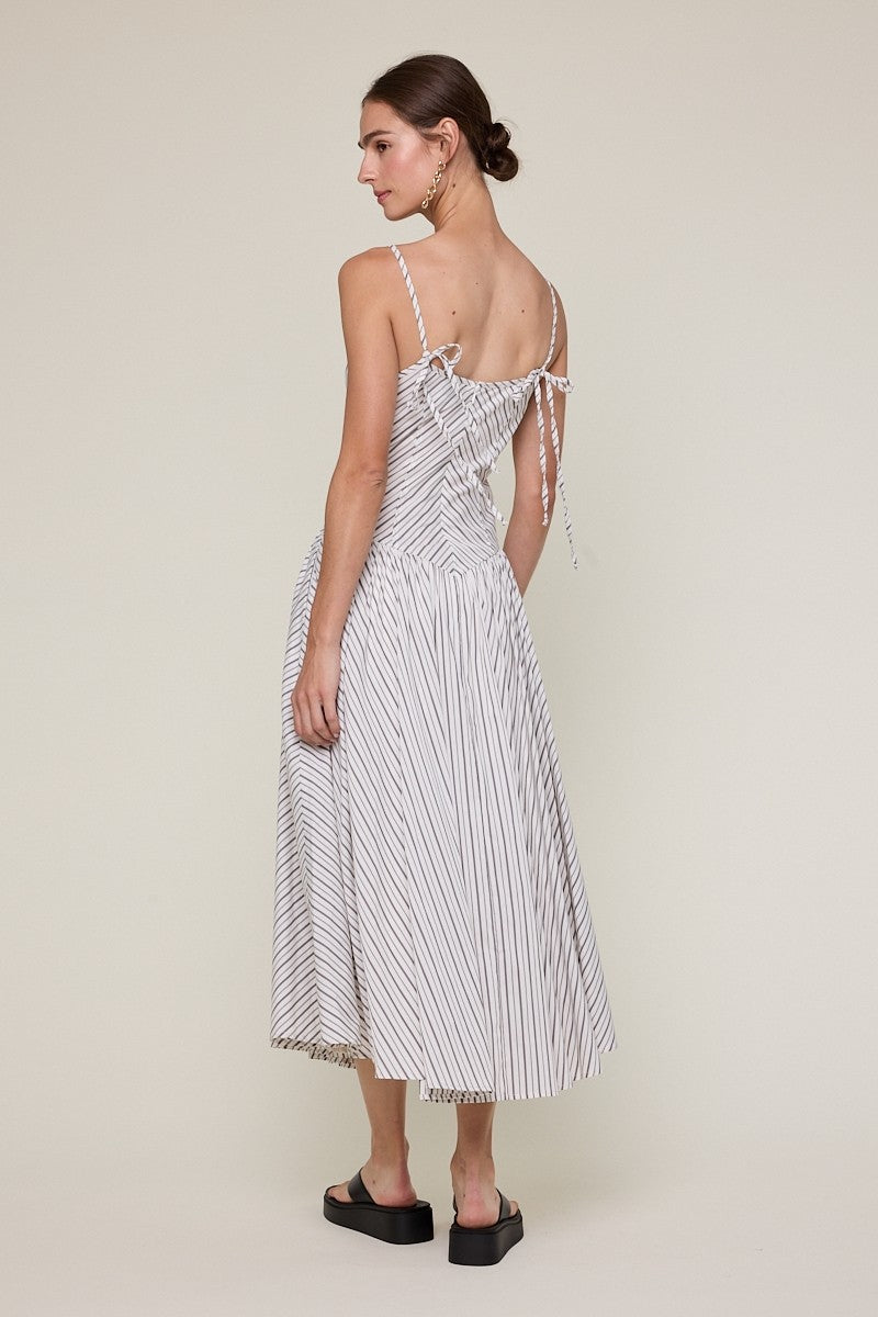 Stripe Era Midi Dress