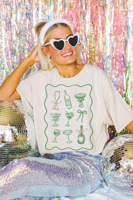 Fav Drink Collection Oversize Tee