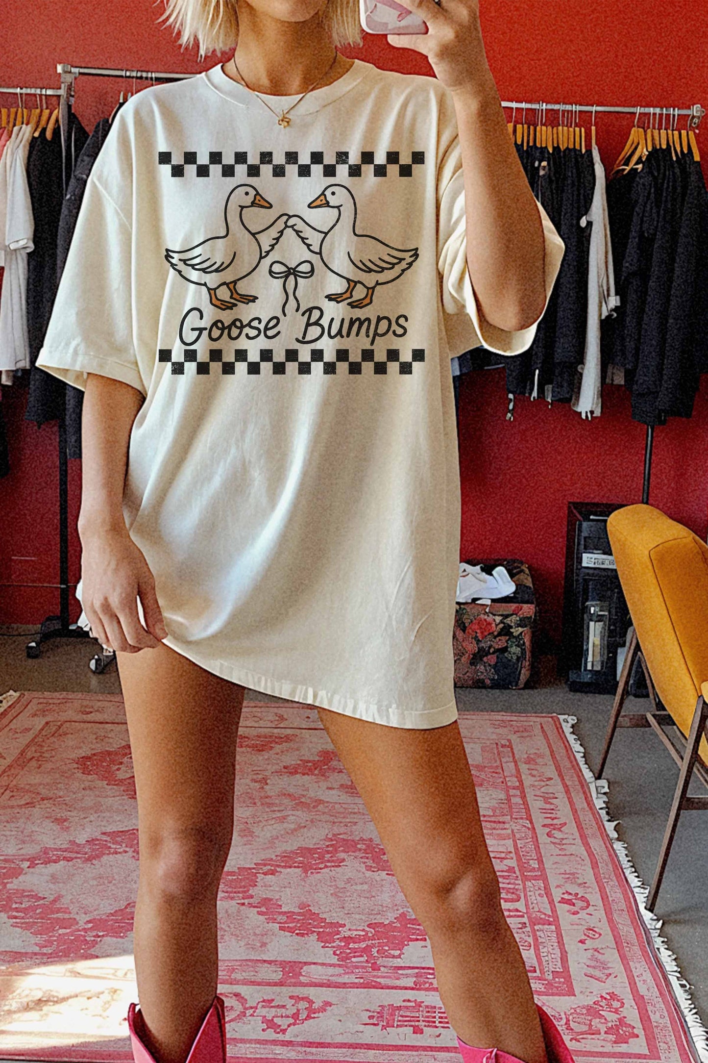 Goose Bumps Oversize Tee
