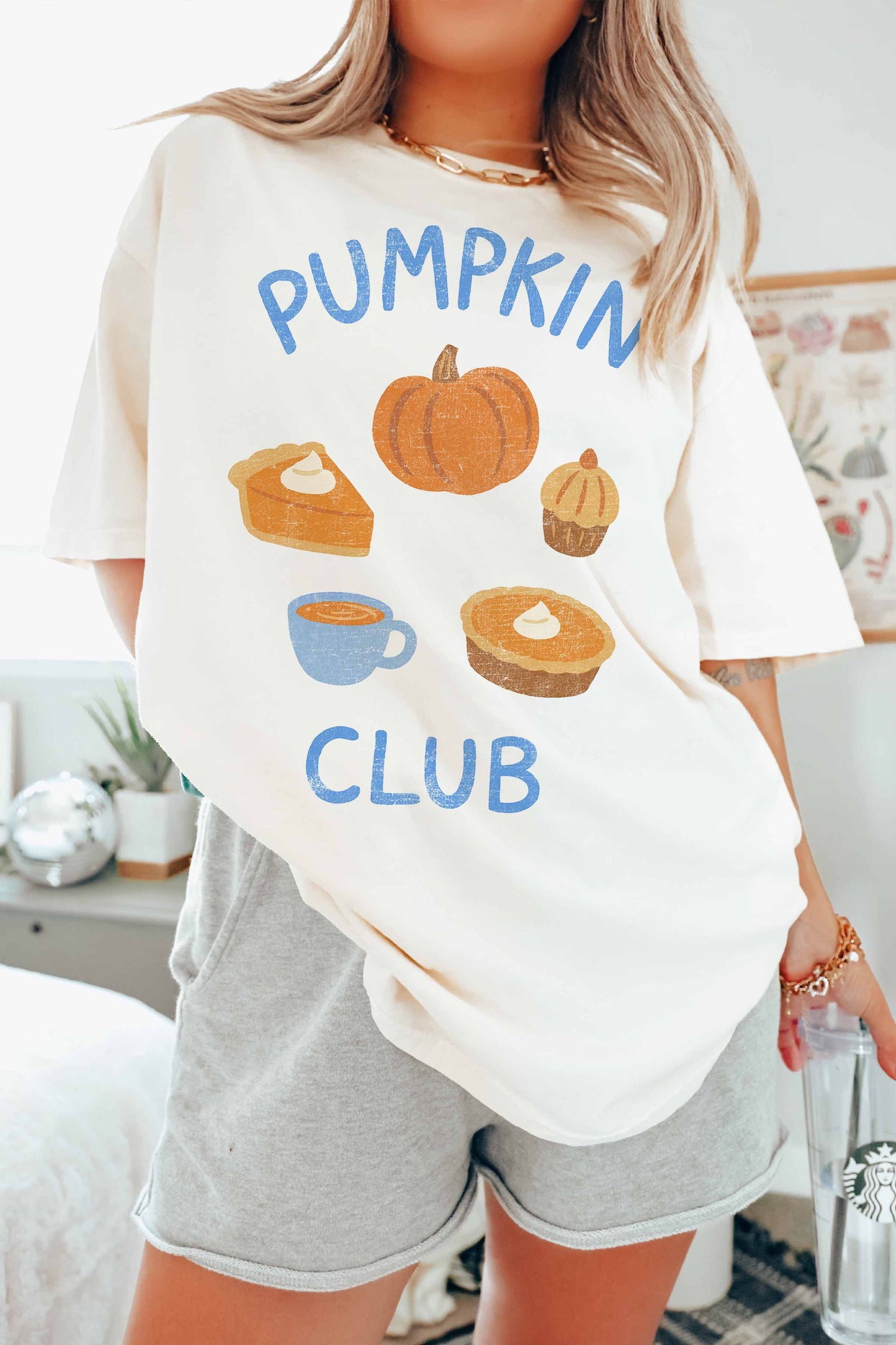 Pumpkin Club Oversize Tee
