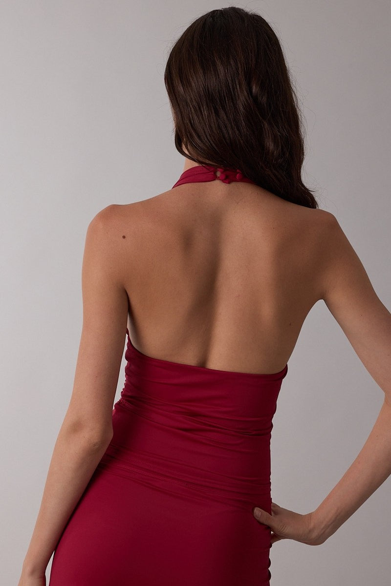 Halter Open Back Top