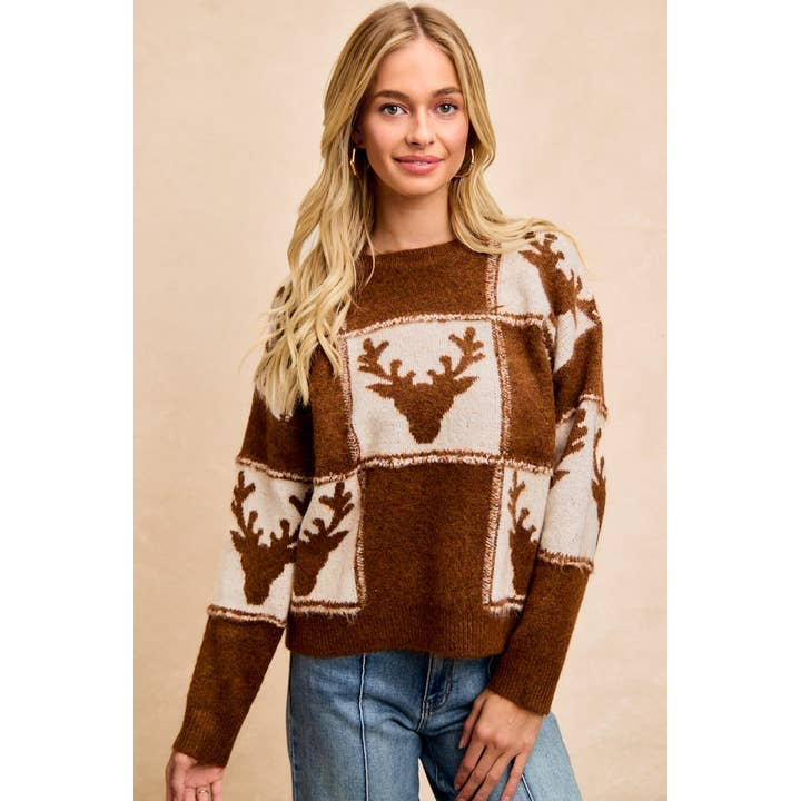 Reindeer Knit Sweater