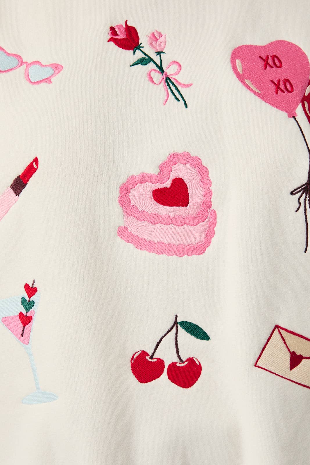 Valentines Embroidered Sweatshirt