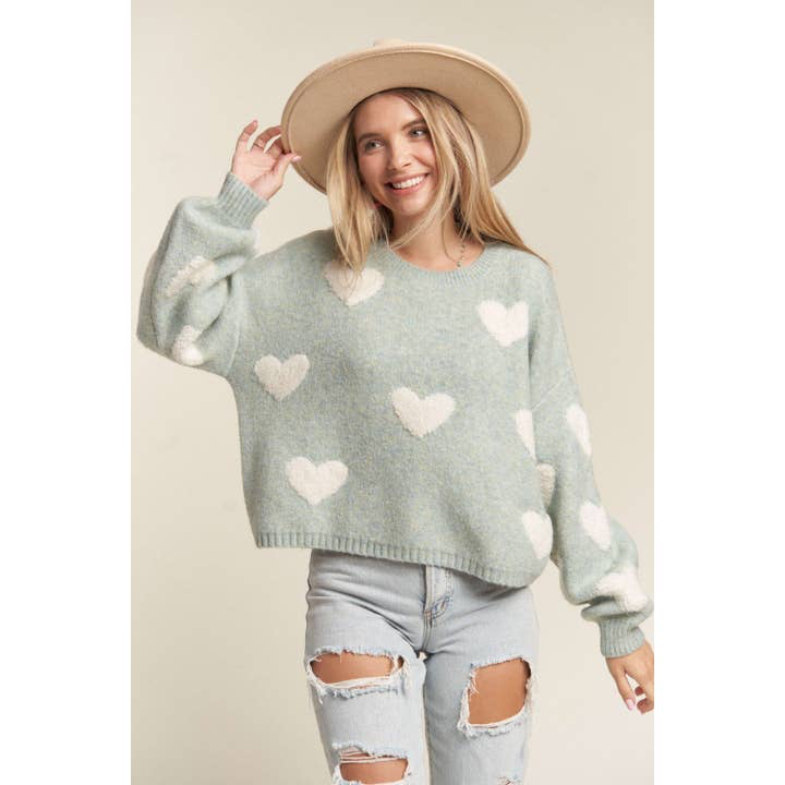 Lovely Hearts Sweater