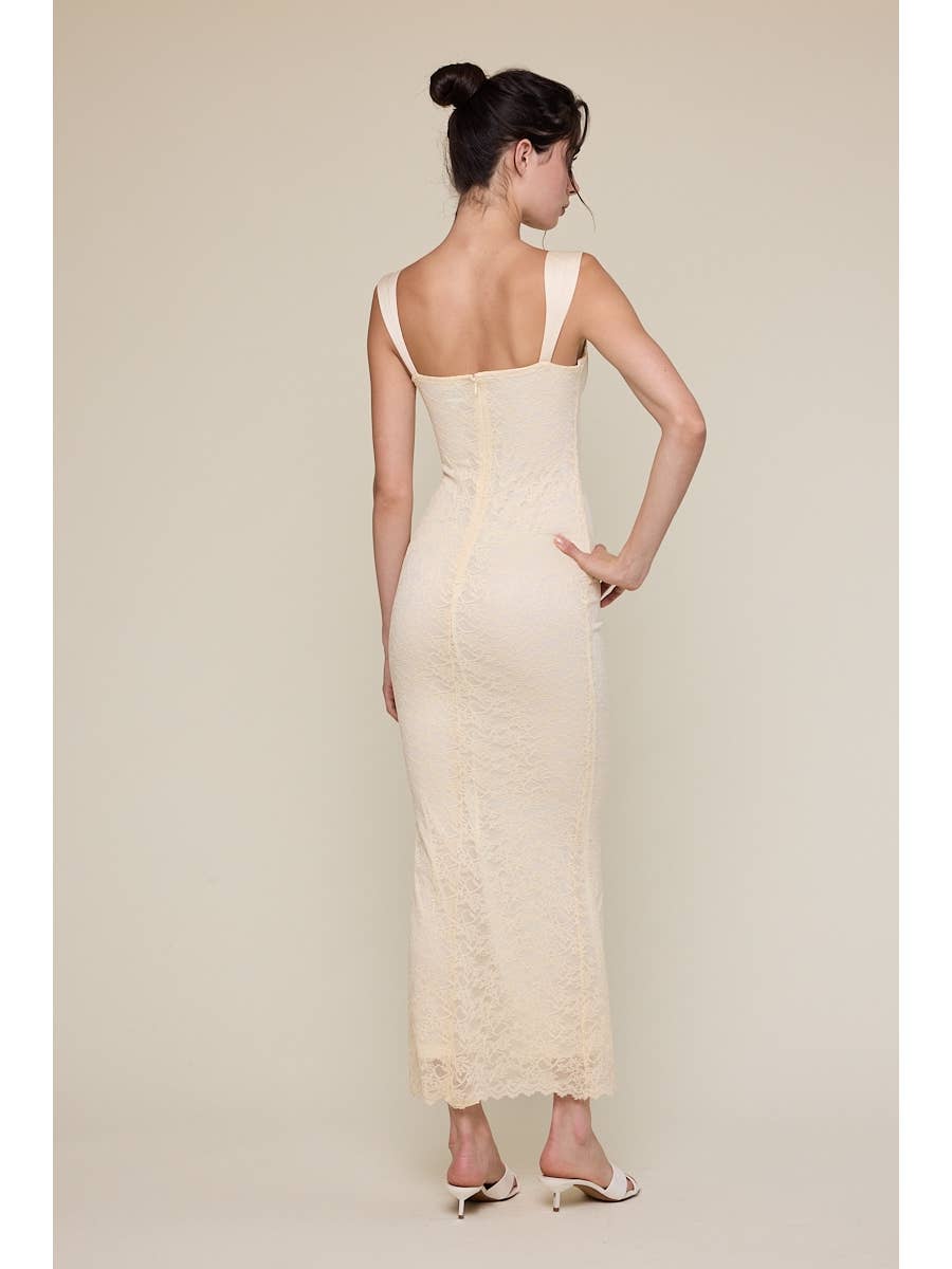 Lace Bodycon Maxi