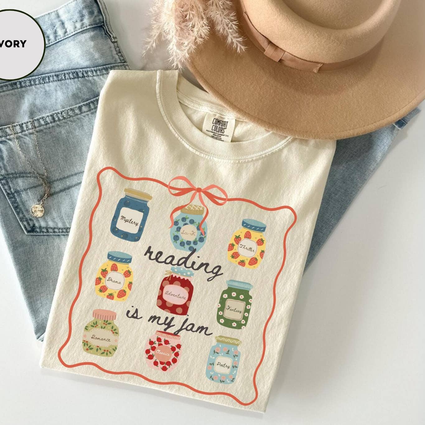 Reading is my Jam Tee