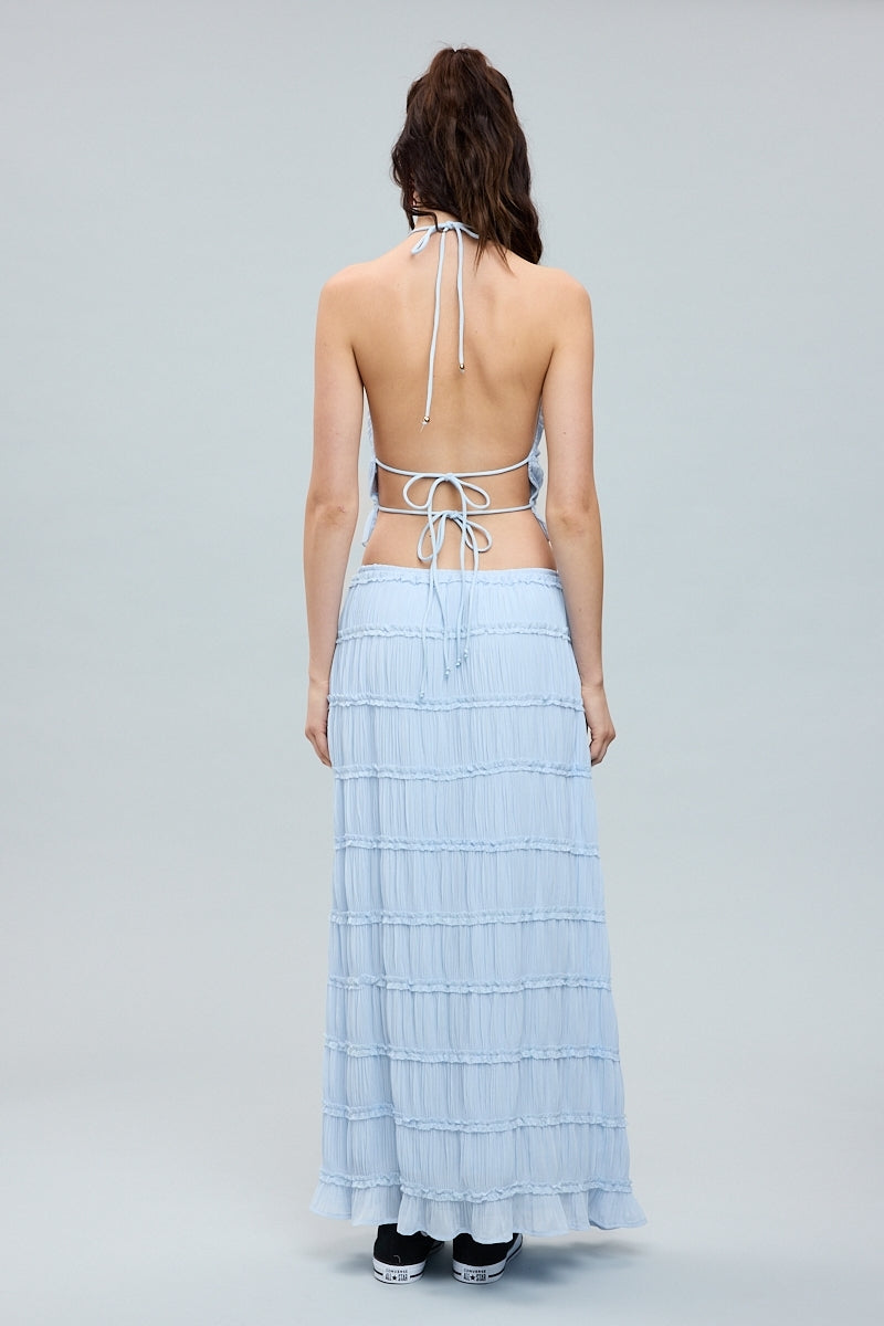 Open Top & Maxi Skirt Set