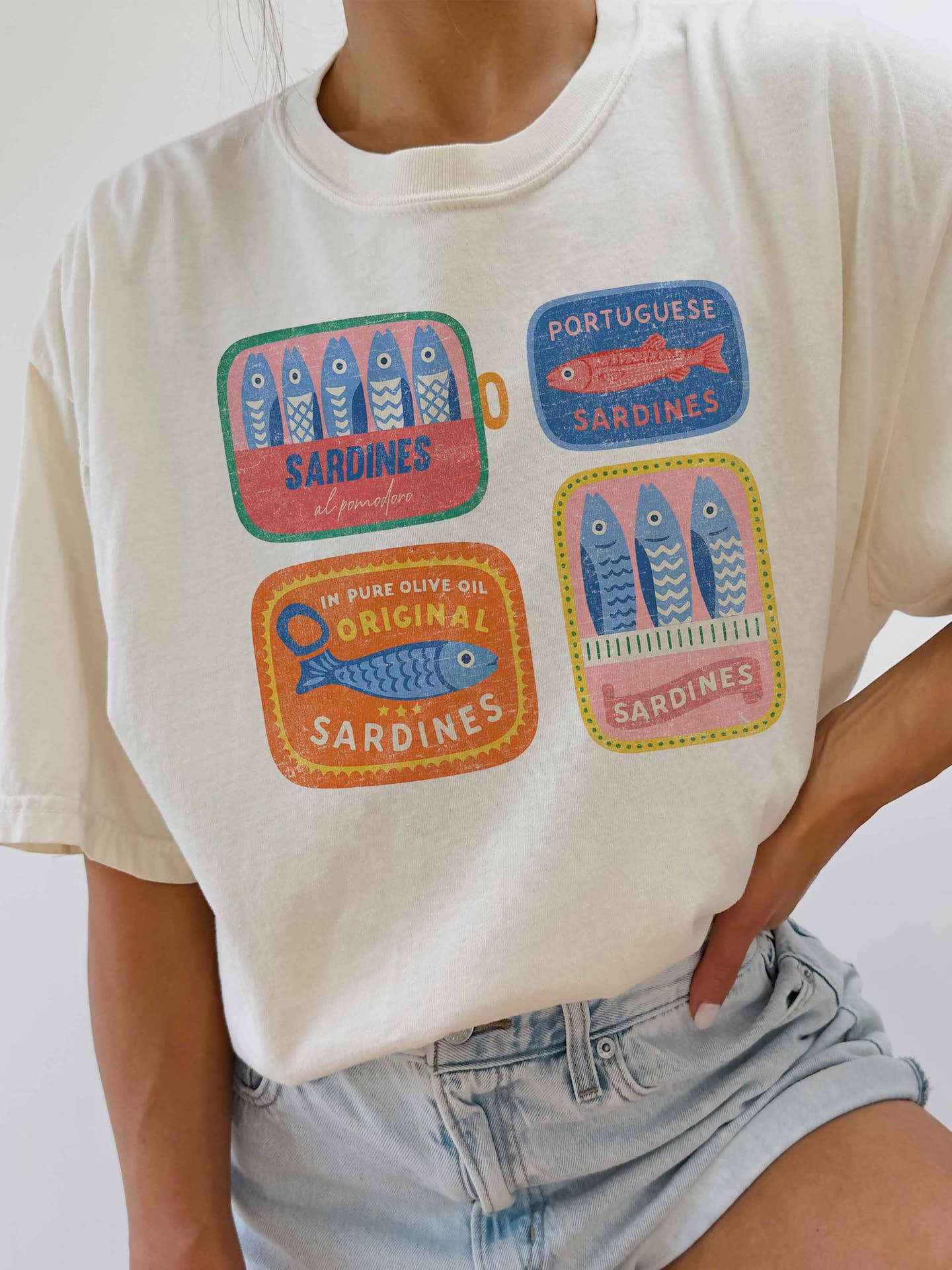 Sardines Oversize Tee
