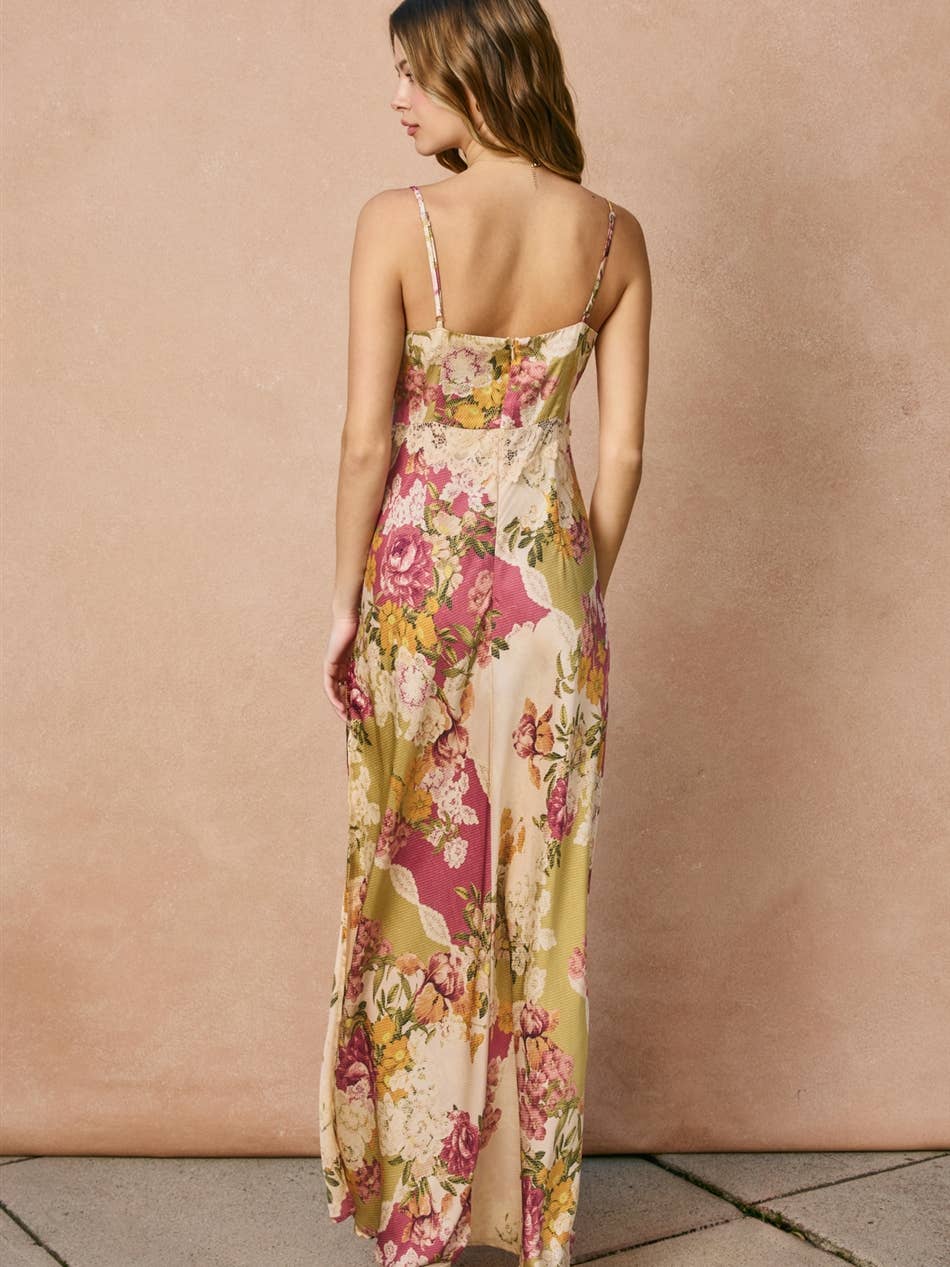 Meadow Romance Patch Maxi Dress