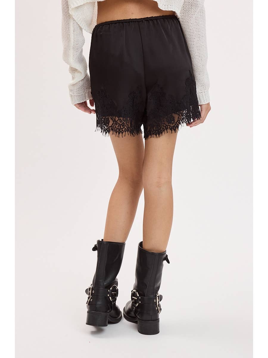 Satin & Lace Shorts
