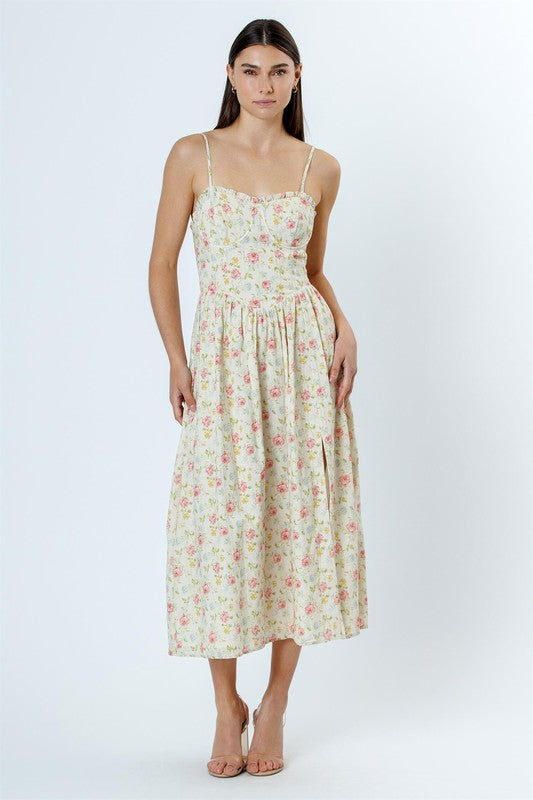 Cottage Core Vintage Floral Dress