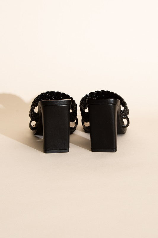 Carmen Braided Heels (Shipping Only)