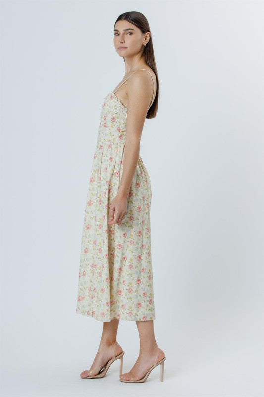 Cottage Core Vintage Floral Dress