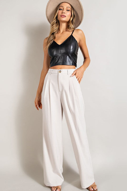 Straight Leg Trouser Pants (Shipping Only)