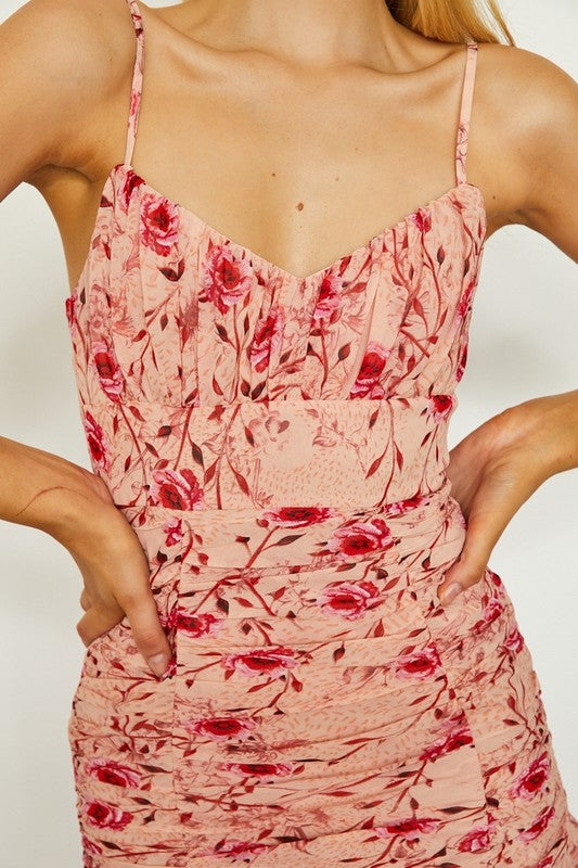 Floral Cami Mini Dress (Shipping Only)