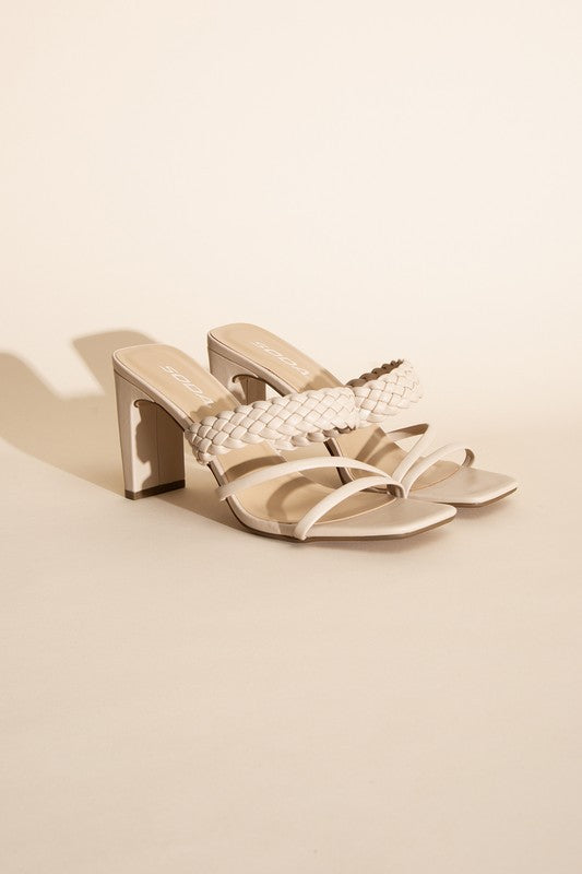 Carmen Braided Heels (Shipping Only)