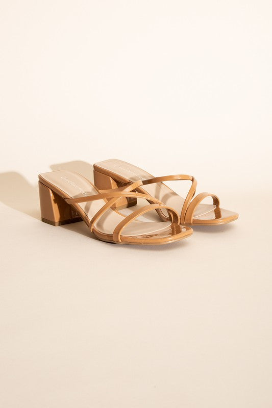 Crimps Mule Sandal Heels