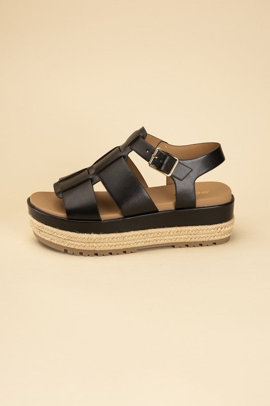 Mclean Espadrille Gladiator Sandals