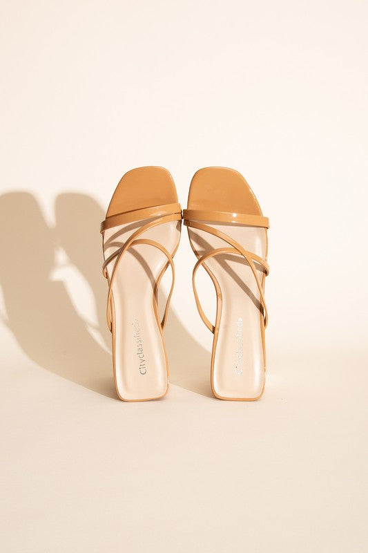 Crimps Mule Sandal Heels