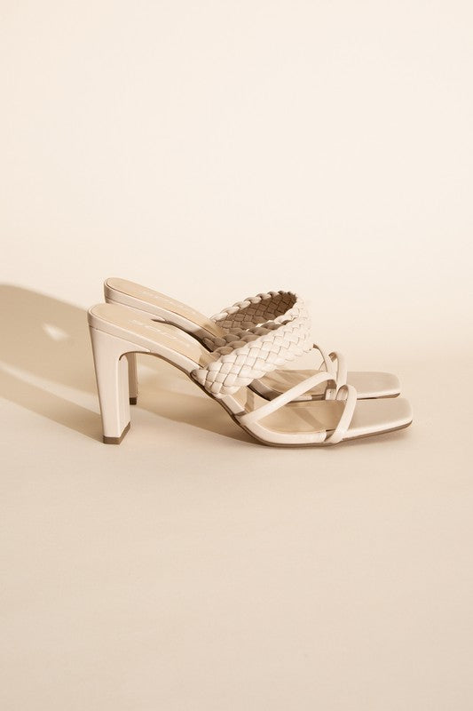 Carmen Braided Heels (Shipping Only)