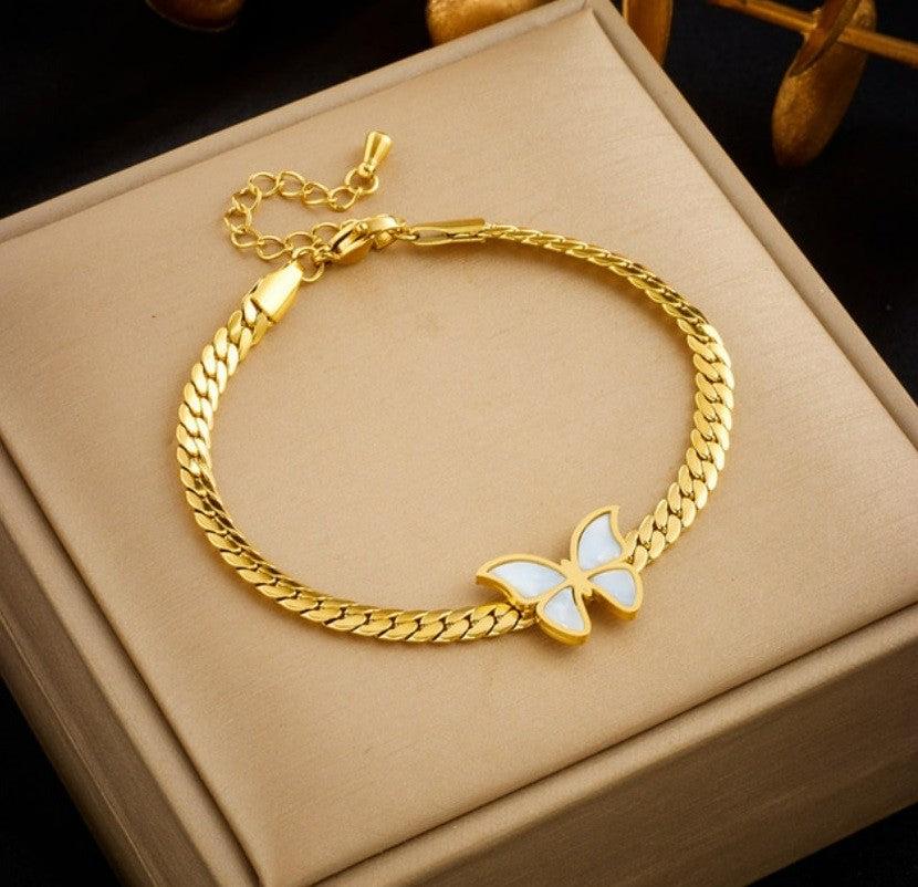 Opal Butterfly Bracelet