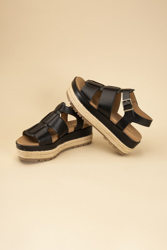 Mclean Espadrille Gladiator Sandals