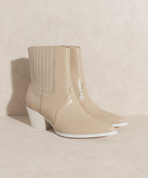 Dawn Paneled Western Bootie (Shipping Only)