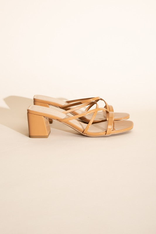 Crimps Mule Sandal Heels