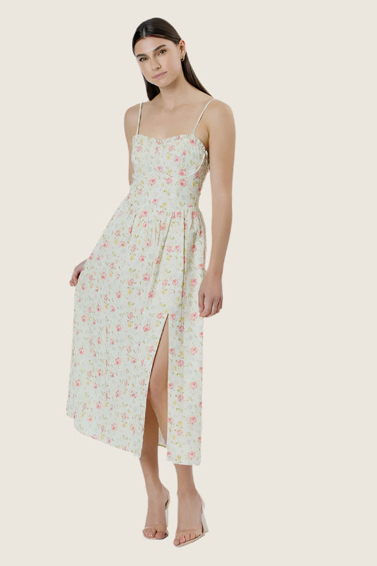 Cottage Core Vintage Floral Dress
